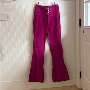 We The Free Fuchsia Corduroy Pants